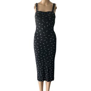 Billabong Flowing Flowers Size XS Midi Dress X-Cindyana Santangelo